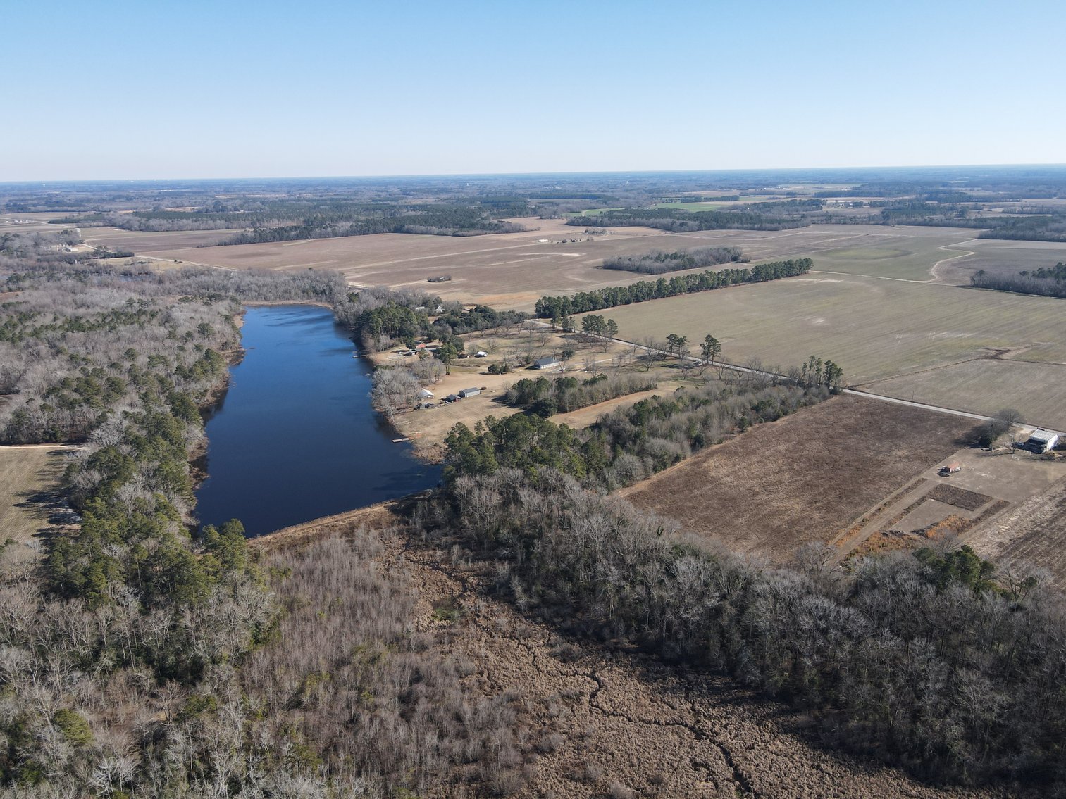 Bennettsville, SC Farmland and Large Pond