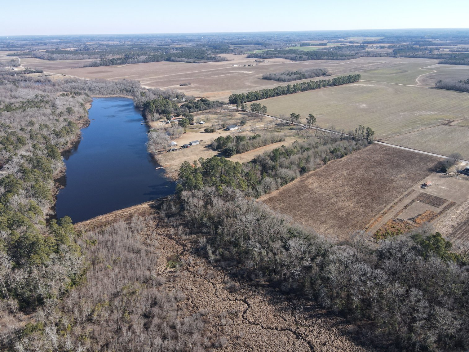 Bennettsville, SC Farmland and Large Pond