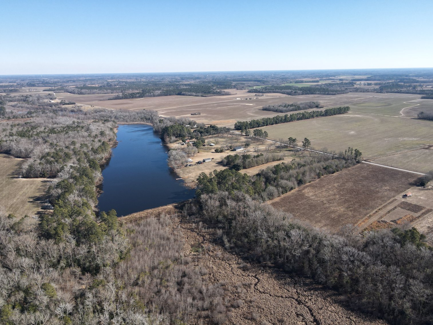 Bennettsville, SC Farmland and Large Pond