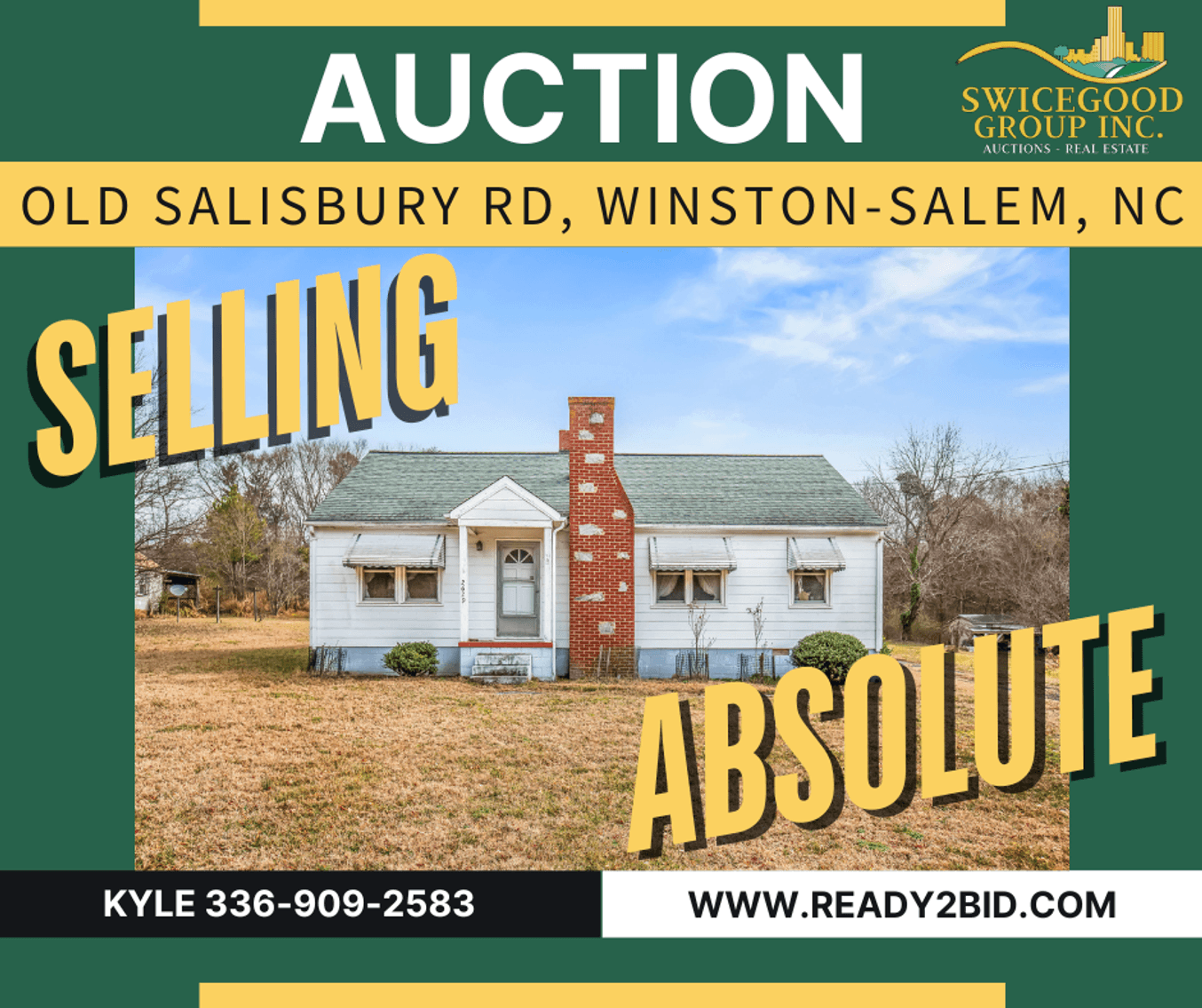 ABSOLUTE AUCTION - Old Salisbury Rd, Winston Salem, NC