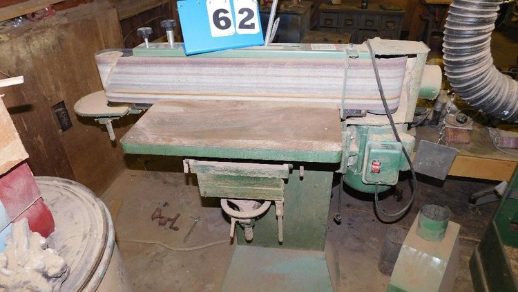 Belt sander 1 1/2hp w/extra belts - 110v edge sander