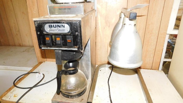 Bunn coffee maker, warmer