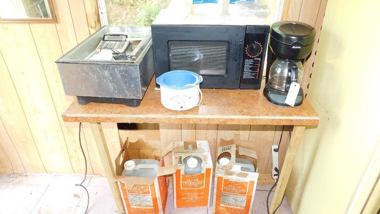 Coffee pot, microwave, warmer, cooking oil