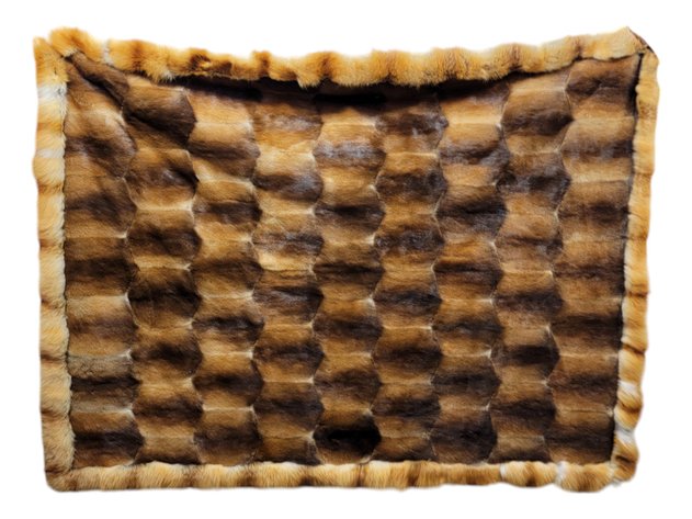 Beaver & Fox Fur Throw Blanket - David Green Master Furriers