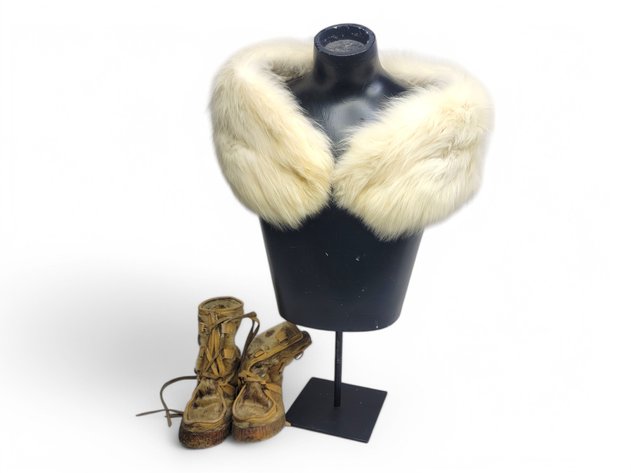 Fox Fur Collar & Seal Fur Mukluks - Adrian Thal Furs & Capitol