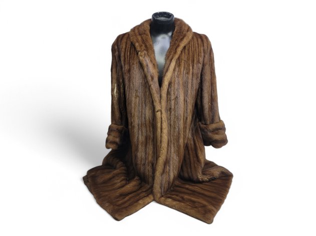 Long Mink Fur Coat