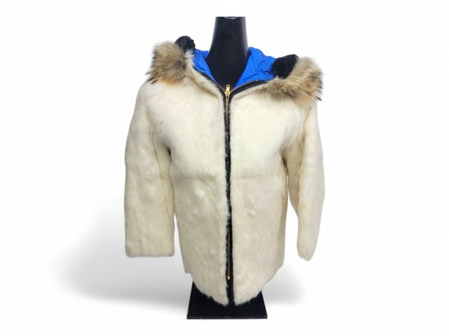 Rabbit & Coyote Fur Jacket - David Green Master Furrier