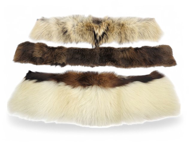 Polar Bear, Beaver & Wolf Fur Wraps