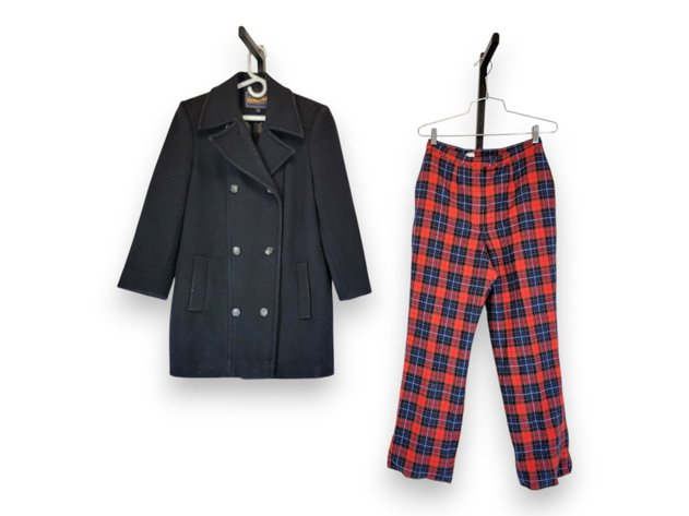 Pendleton Wool Peacoat & Pants