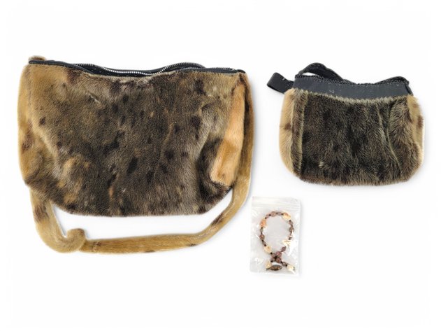 Seal Fur Purses & Bracelet