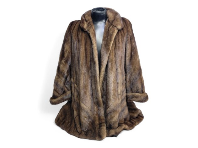 Long Mink Fur Coat