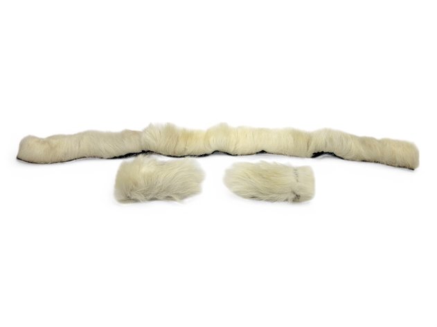 Polar Bear Fur Scraps