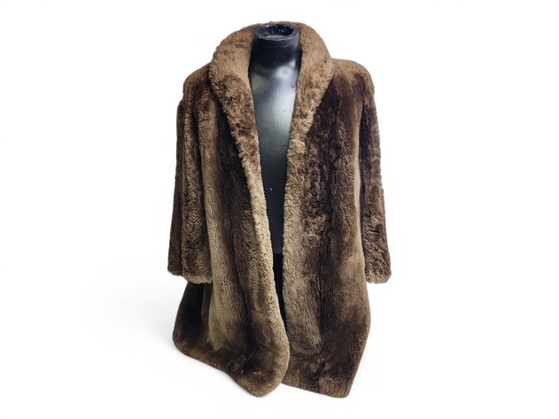 Sheared Beaver Fur Coat