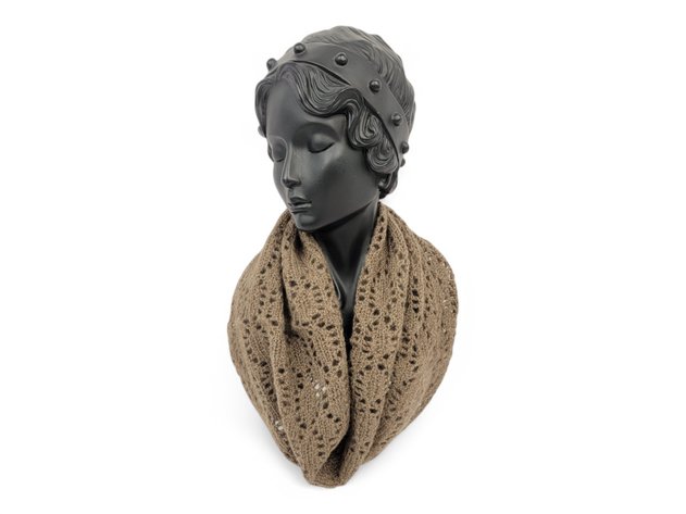 Qiviut Muskox Wool Smoke Ring Scarf - Quviut Knits Ltd. of Vancouver