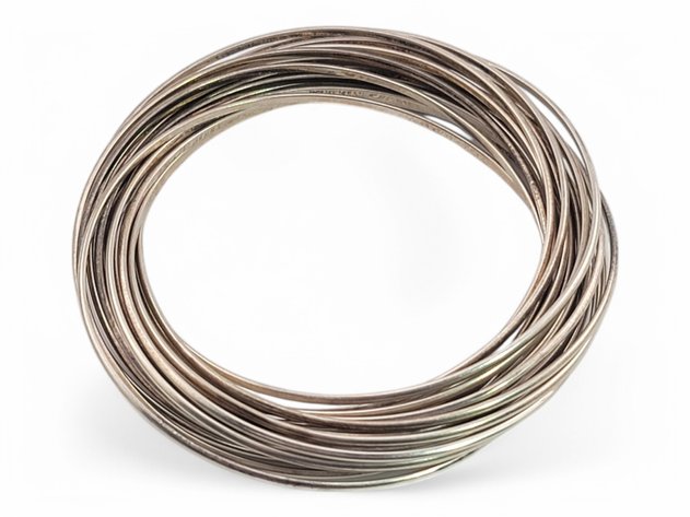 Sterling Silver Intertwined Bangle Bracelet