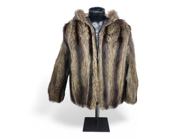 Raccoon Fur Jacket - David Green Master Furrier