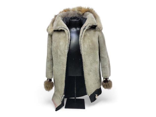 Anchorage Fur Factory Faux Fur Parka w/ Wolf Trim