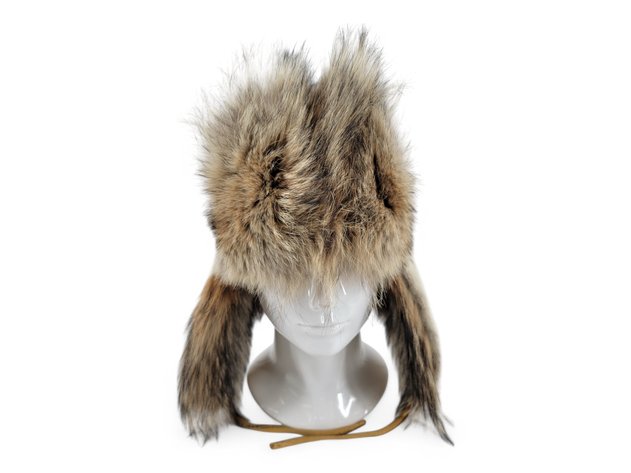 Spotted Seal Fur Trapper Hat