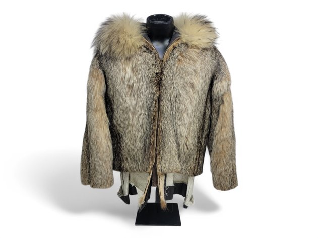 Lynx Fur Jacket w/ Wolf Fur Ruff