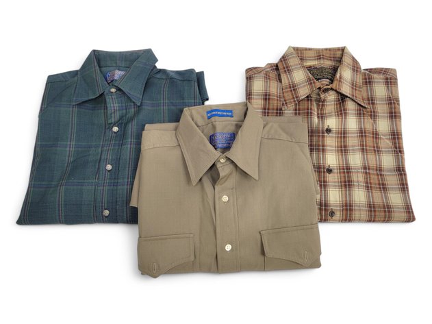 Pendleton Wool Long-Sleeve Button-Up Shirts