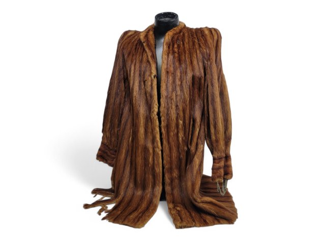 Long Mink Fur Coat