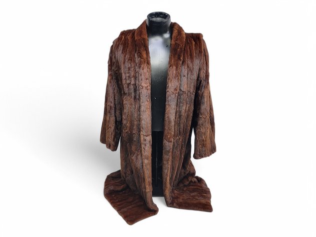 Long Mink Fur Coat