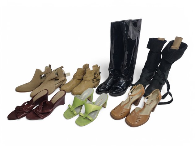 7x Pairs Boots, Booties & Heels