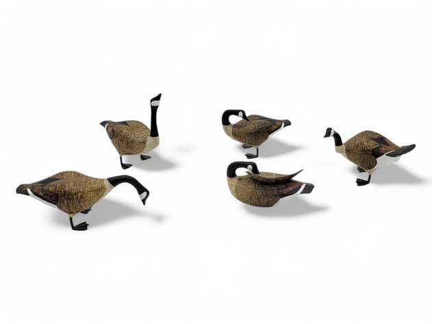 Canada Geese Wooden Figurines - Ted Hanks