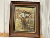 Bill Hickock Chalk Painting By Sarah Gammon Of Odessa,Mo