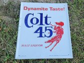 Colt 45 Metal Sign 