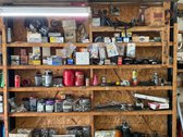 Contents Of Shelves Auto Parts