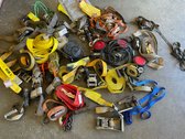 Large Lot Of Heavy Duty Ratchet Straps