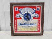 Budweiser Light-Up Clock 