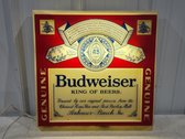 Budweiser Light-Up Bar Light 