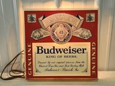 Budweiser Light-Up Bar Light