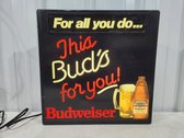 Budweiser Light-Up Bar Light