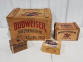 Budweiser Wooden Boxes