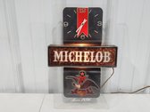 Michelob Beer Light-Up Bar Light/Clock 