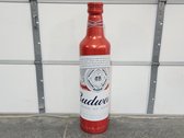 Giant Budweiser Plastic Beer Bottle 