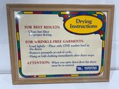 Maytag Drying Instruction Display Poster