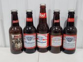 Budweiser Glass Bank Bottles