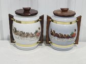 Budweiser Siesta Ware Cookie Jars 