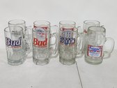 Budweiser Glass Mugs