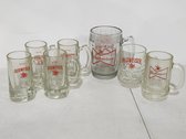 Budweiser Glass Mugs 