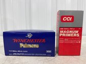 (2) Boxes Of CCI And Winchester Primers 