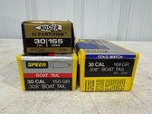 3 Boxes Of .30 Cal Bullets 