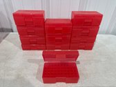 12 Plastic Ammo Boxes 