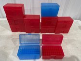 12 Plastic Ammo Boxes 