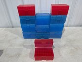 12 Plastic Ammo Boxes 