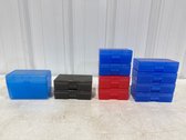 11 Plastic Ammo Boxes 